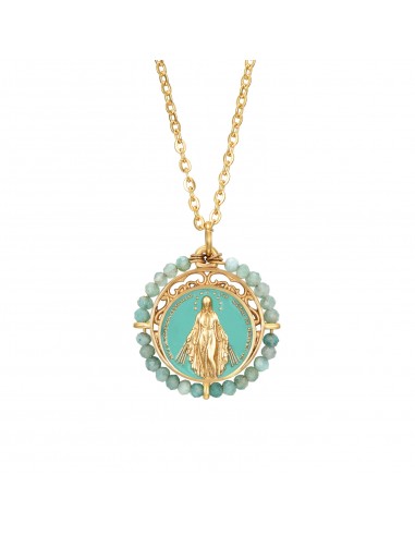 Virgen Milagrosa verde