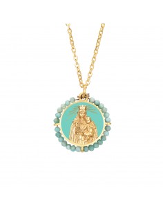 Virgen del Carmen amazonita