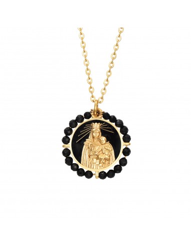 Virgen del Carmen onix negro