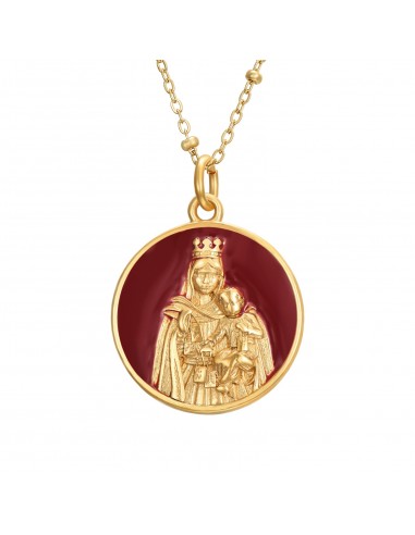Virgen del Carmen marrón