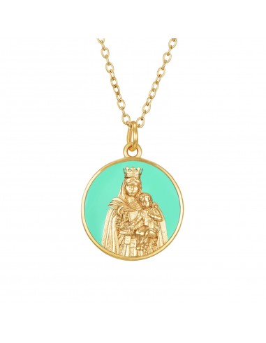 Virgen del Carmen verde