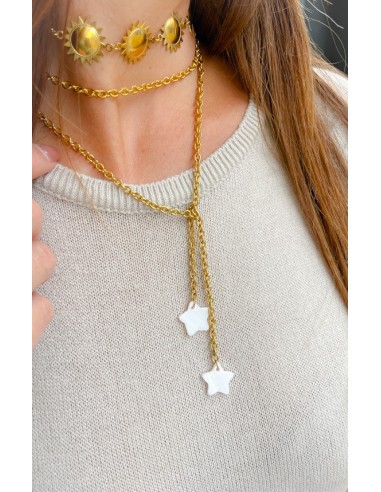 Collar estrellas nacar