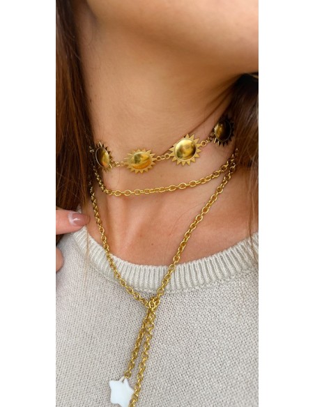 Collar estrellas nacar