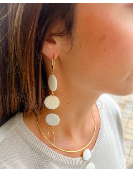 Collar Circulo nacar