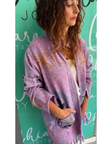 Chaqueta Mumbai malva