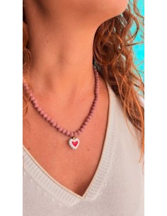 Collar California rosa viejo