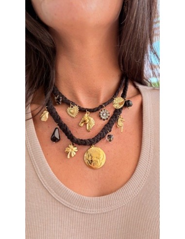 Collar Ilinois negro